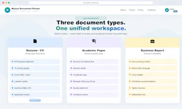 Nexus Document Parser gallery image