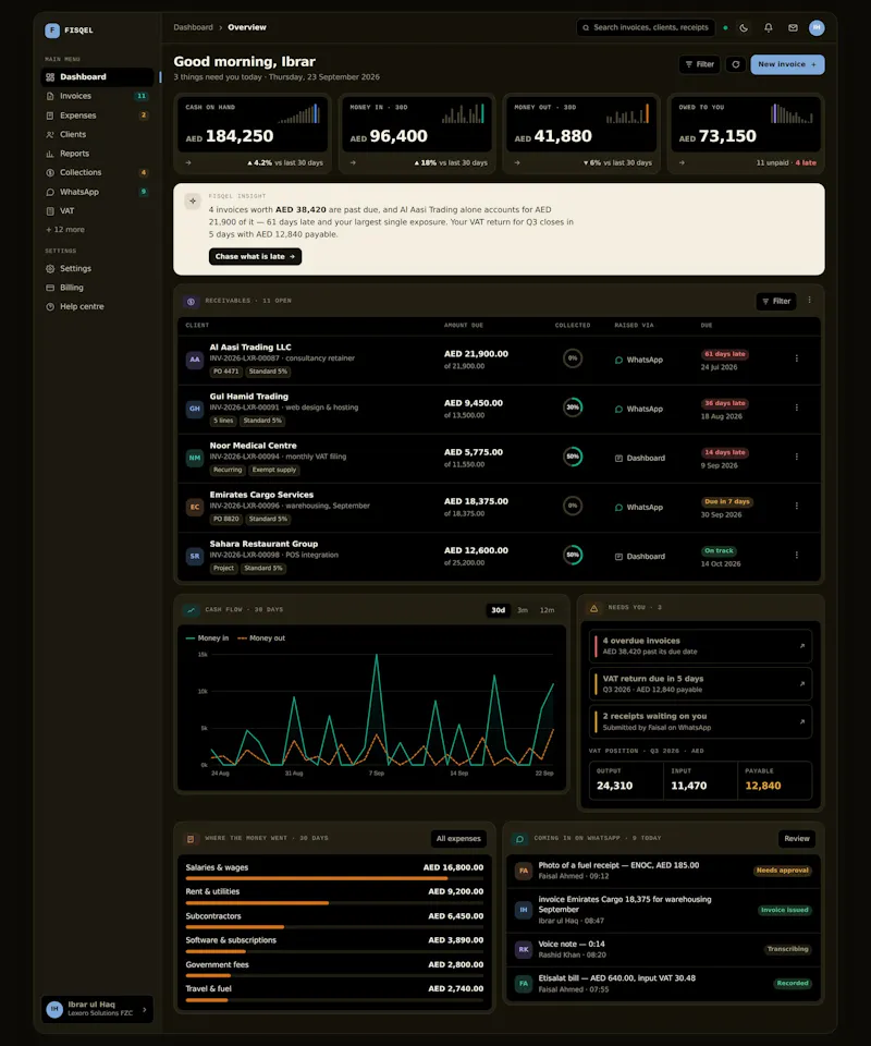 Fisqel Accounting screenshot 2