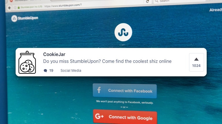 startuptile CookieJar-Do you miss StumbleUpon find the coolest shiz online