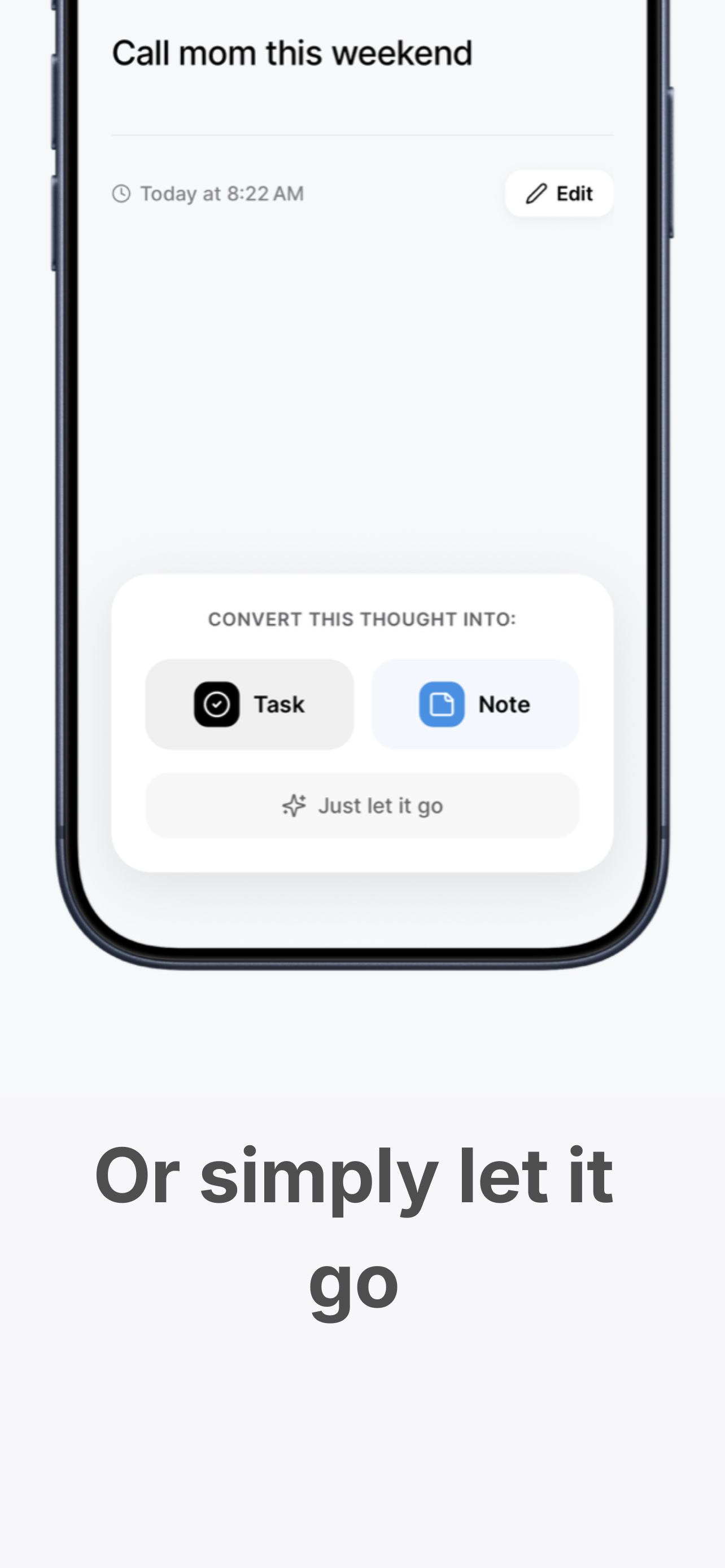 Thoughts Left - Screenshot 4 showing product features and functionality