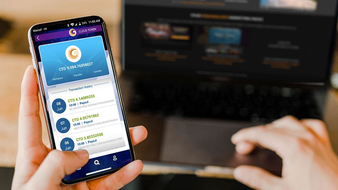 Cloud Token Wallet App