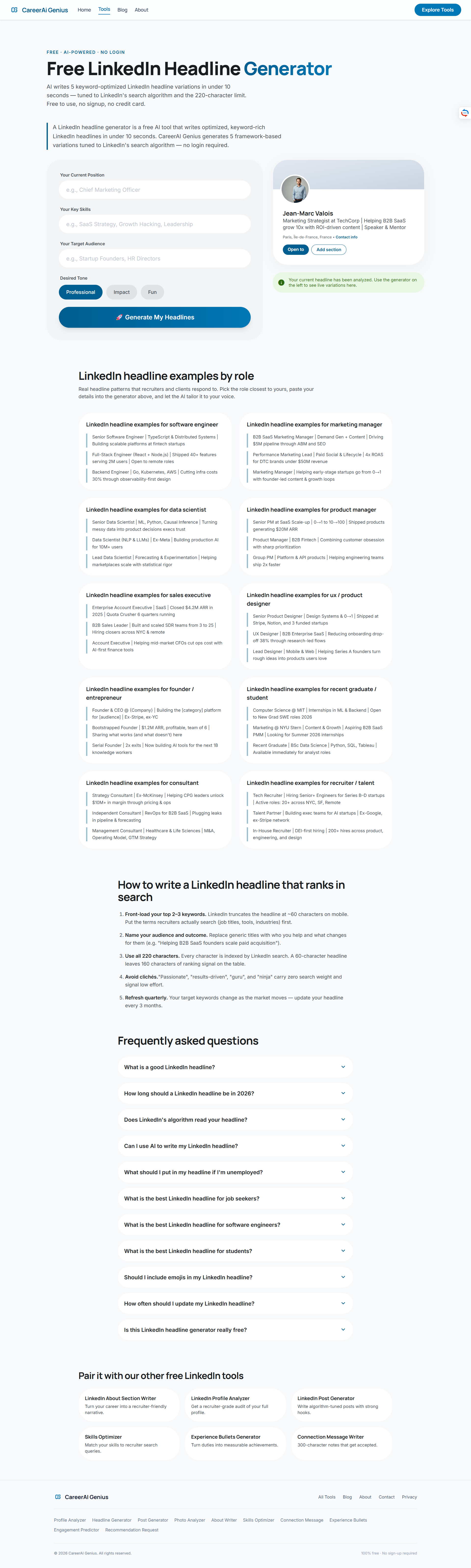 CareerAI Genius gallery image