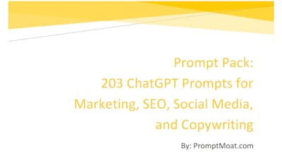 200+ ChatGPT Prompts for Marketing & SEO gallery image