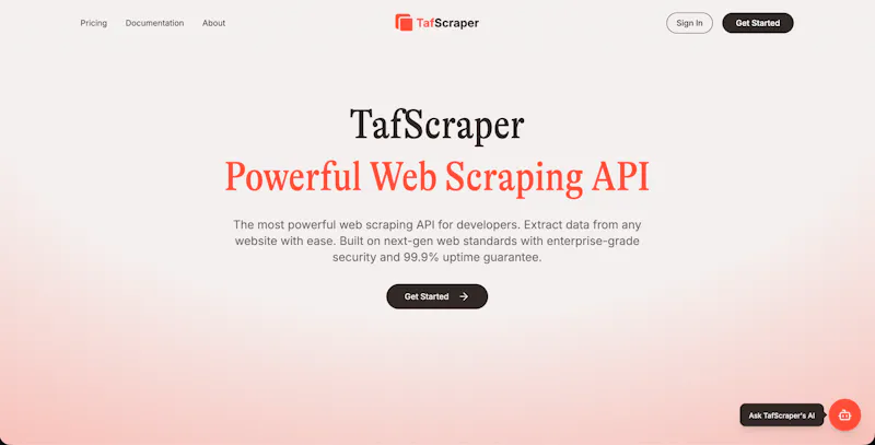 TafScraper screenshot 1