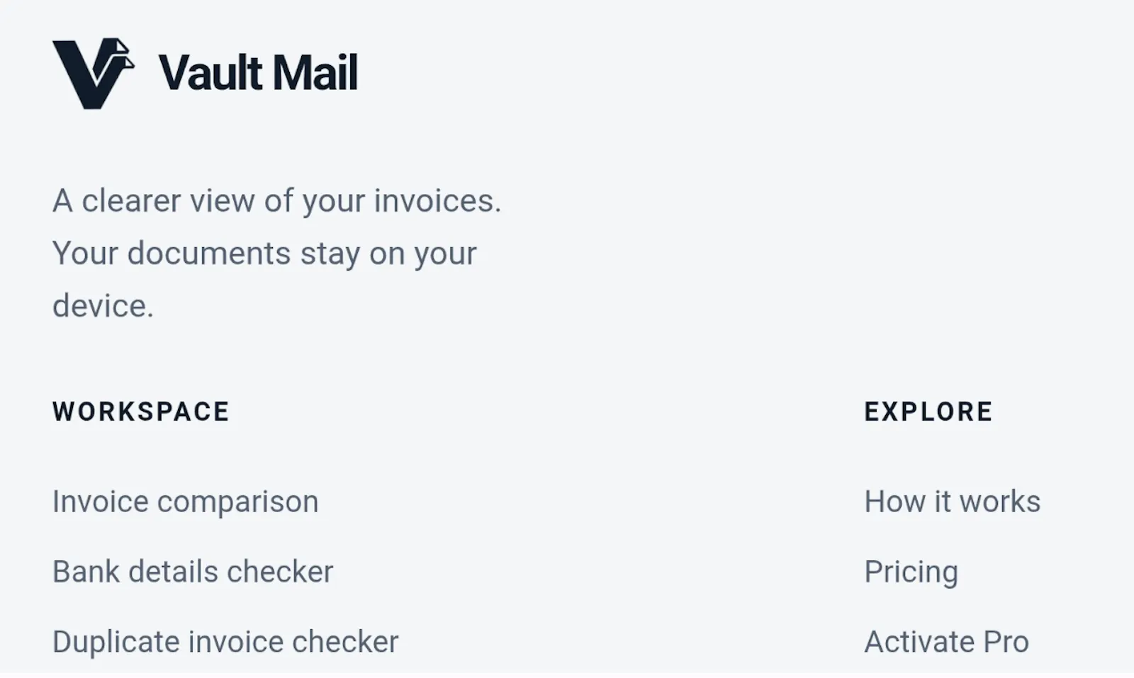 Vault Mail screenshot 3