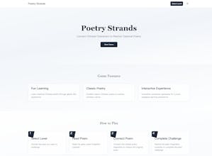 Poetry strands gallery image