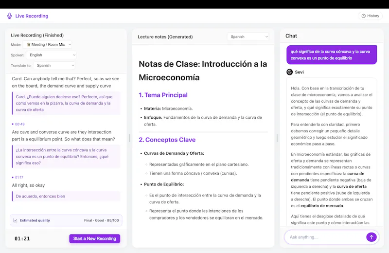 Sovi Web screenshot 4