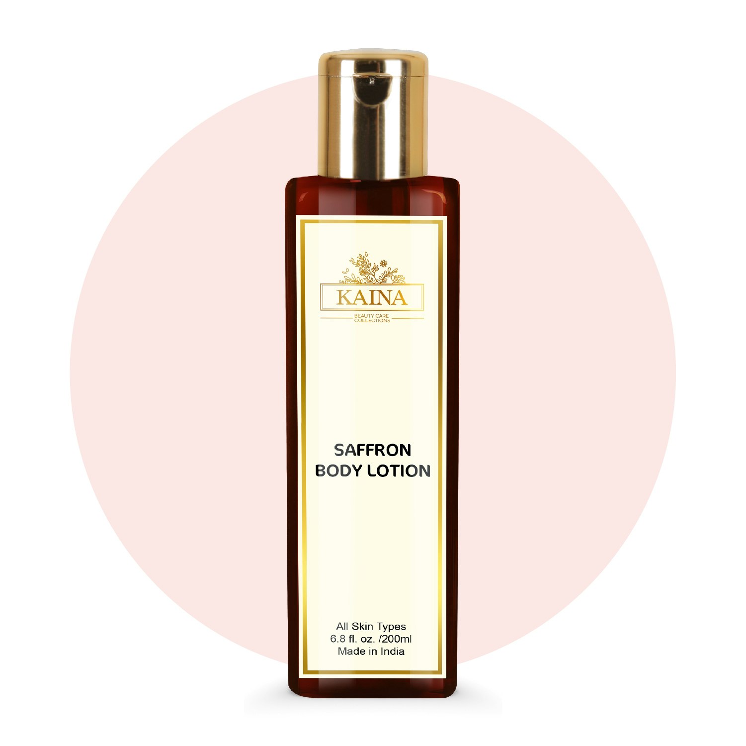 Media Losyen badan saffron |Kaina Skincare - Menghidrat kulit anda dengan larutan yang sihat dan pelembab. 1