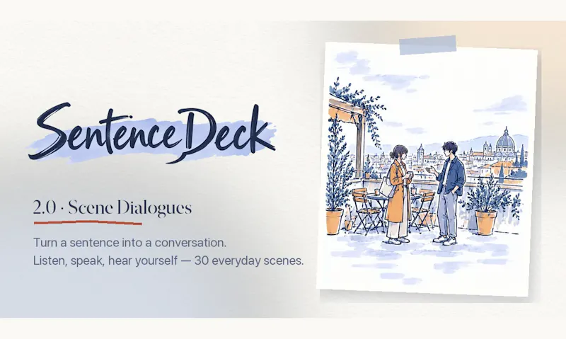 SentenceDeck 2.0 screenshot 1