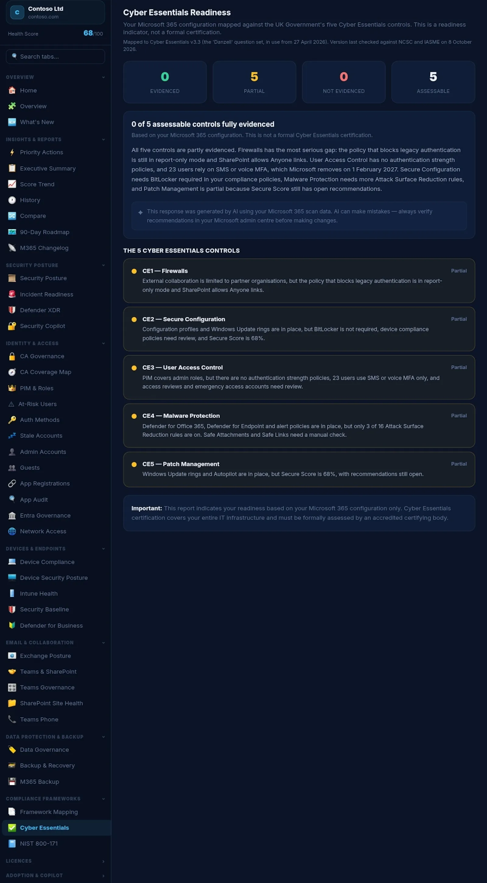 M365Clarity screenshot 3