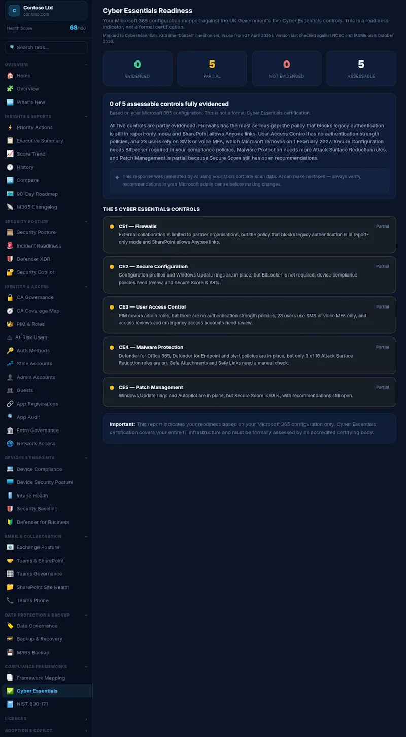 M365Clarity screenshot 3