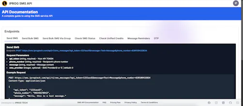 IPROG SMS API gallery image