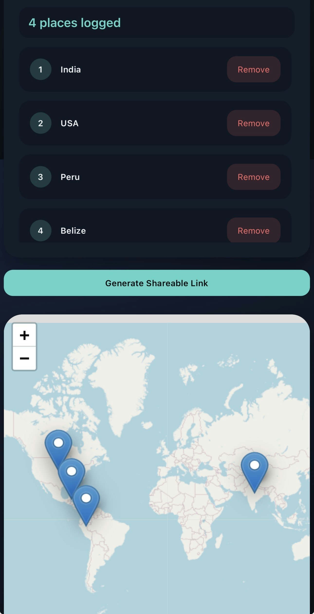 World TripPin - Screenshot 2 showing product features and functionality