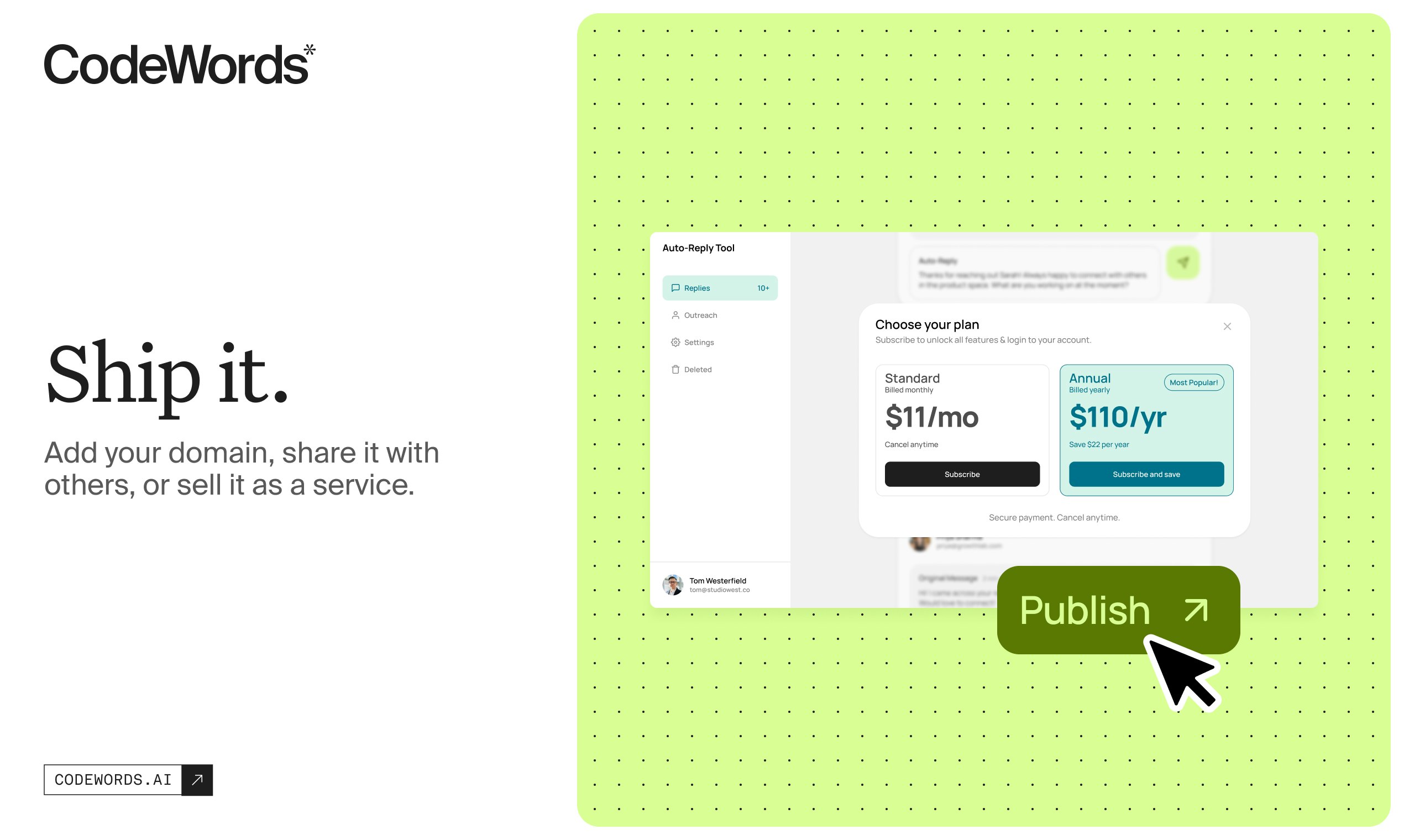 CodeWords UI gallery image