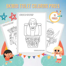 Skibidi Toilet Coloring Pages gallery image