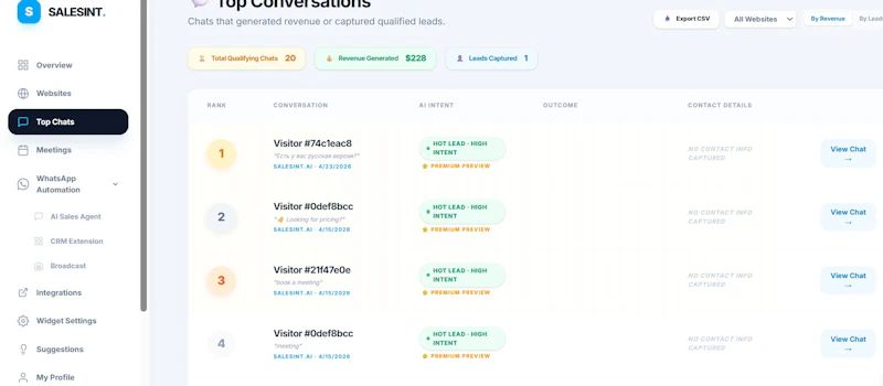SalesInt screenshot 2