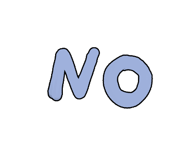 How to say no.
