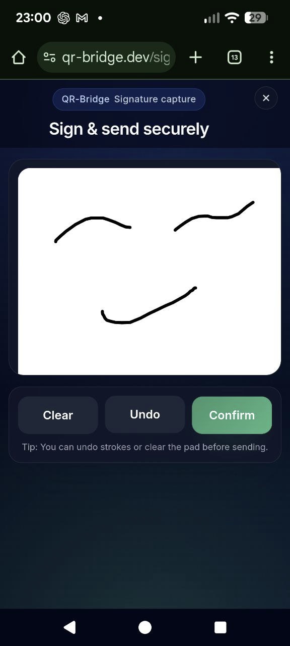 Média QR-BRIDGE - QR Télécharges de code pour les applications Web - Téléchargements de photos et de signatures sans couture via des codes QR 5