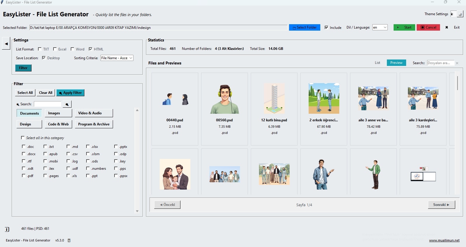 ListEclay 5.4.1 - Generatore di elenchi di file media 6