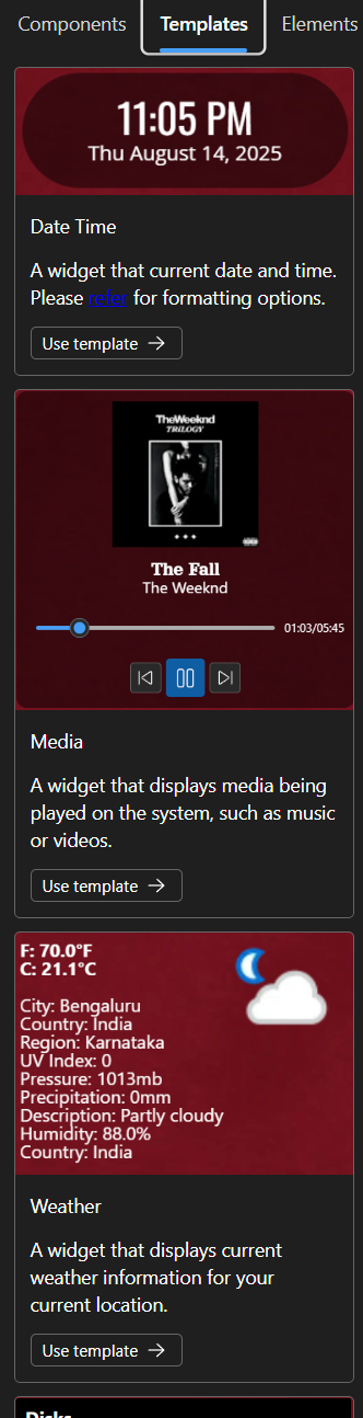 Widget Delta media 3