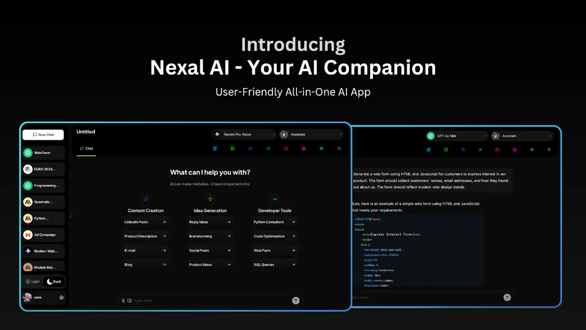 Nexal AI - All in One AI Platform