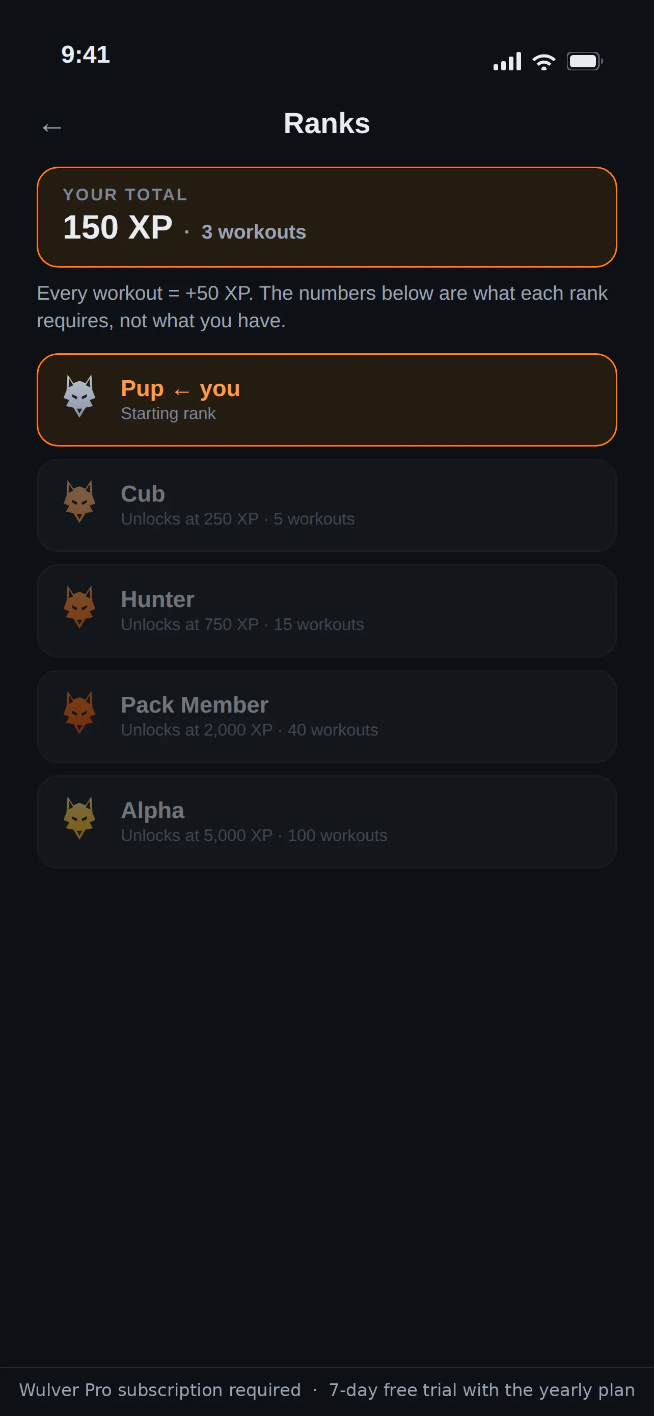 Wulver: Daily Workout Streaks gallery image