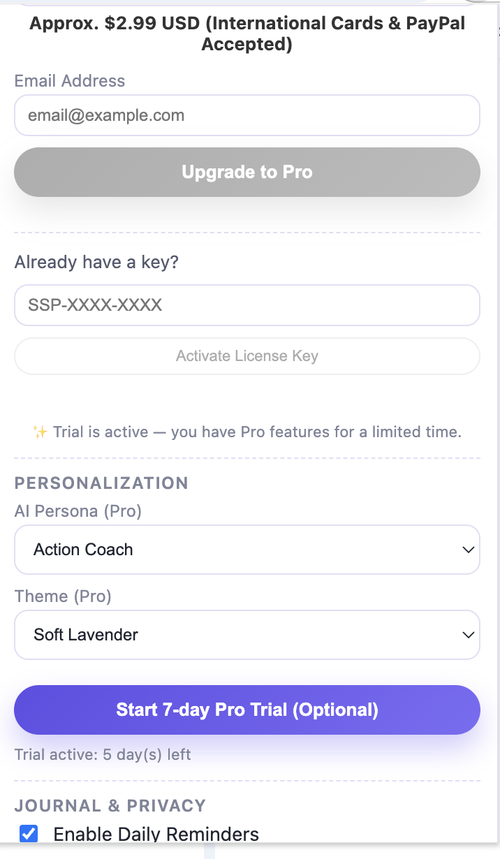 SoftSpace - Screenshot 2 showing product features and functionality