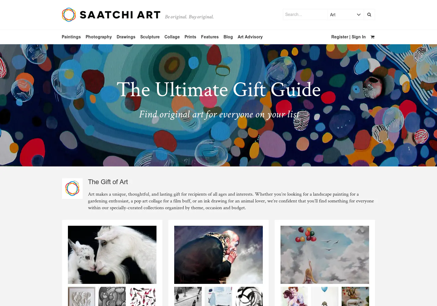 Saatchi Art Gift Guide