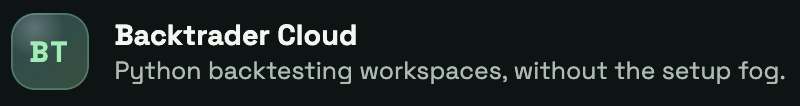 Backtrader Cloud