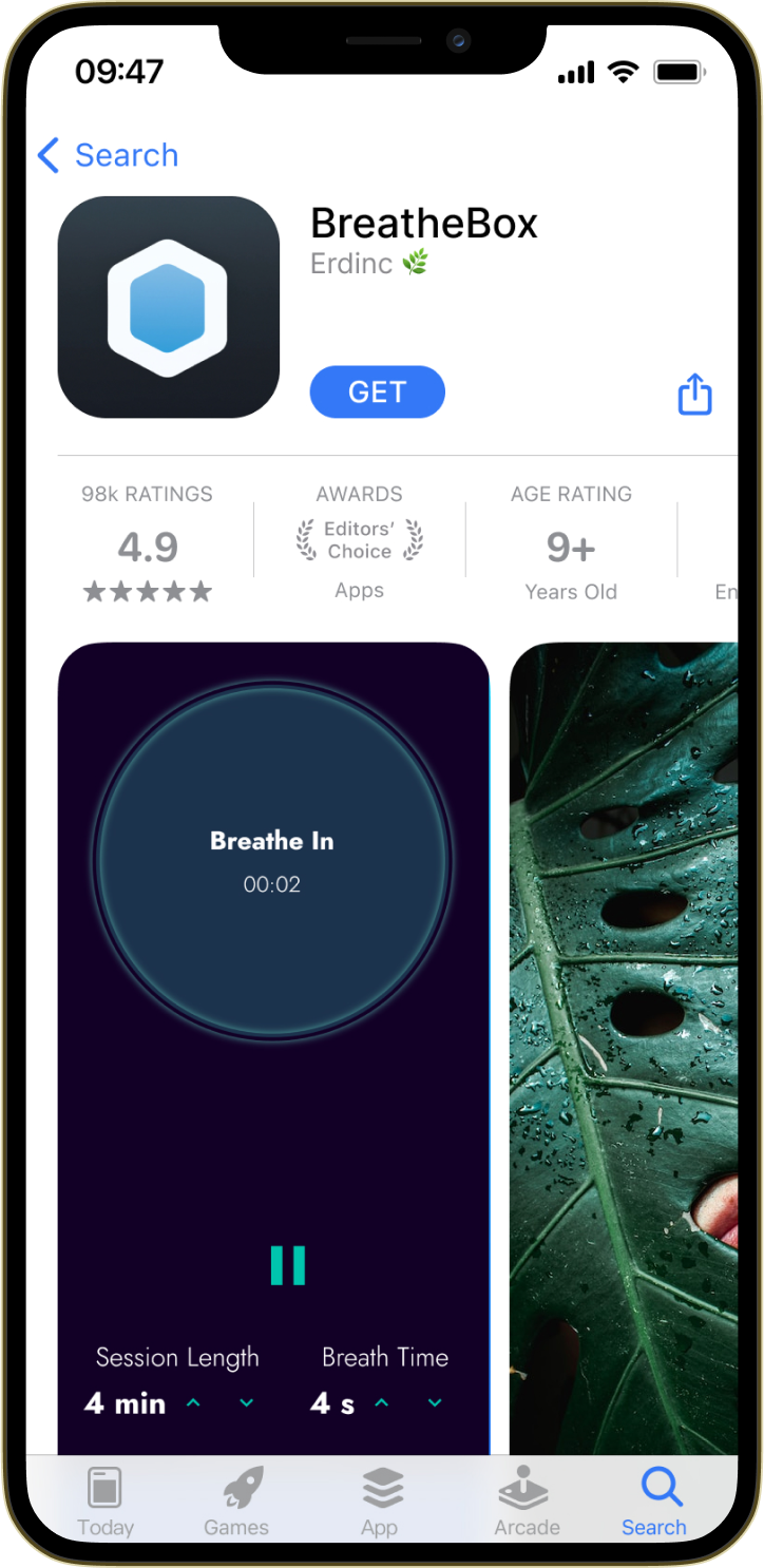 Breathe Box - Box Ateming App media 2