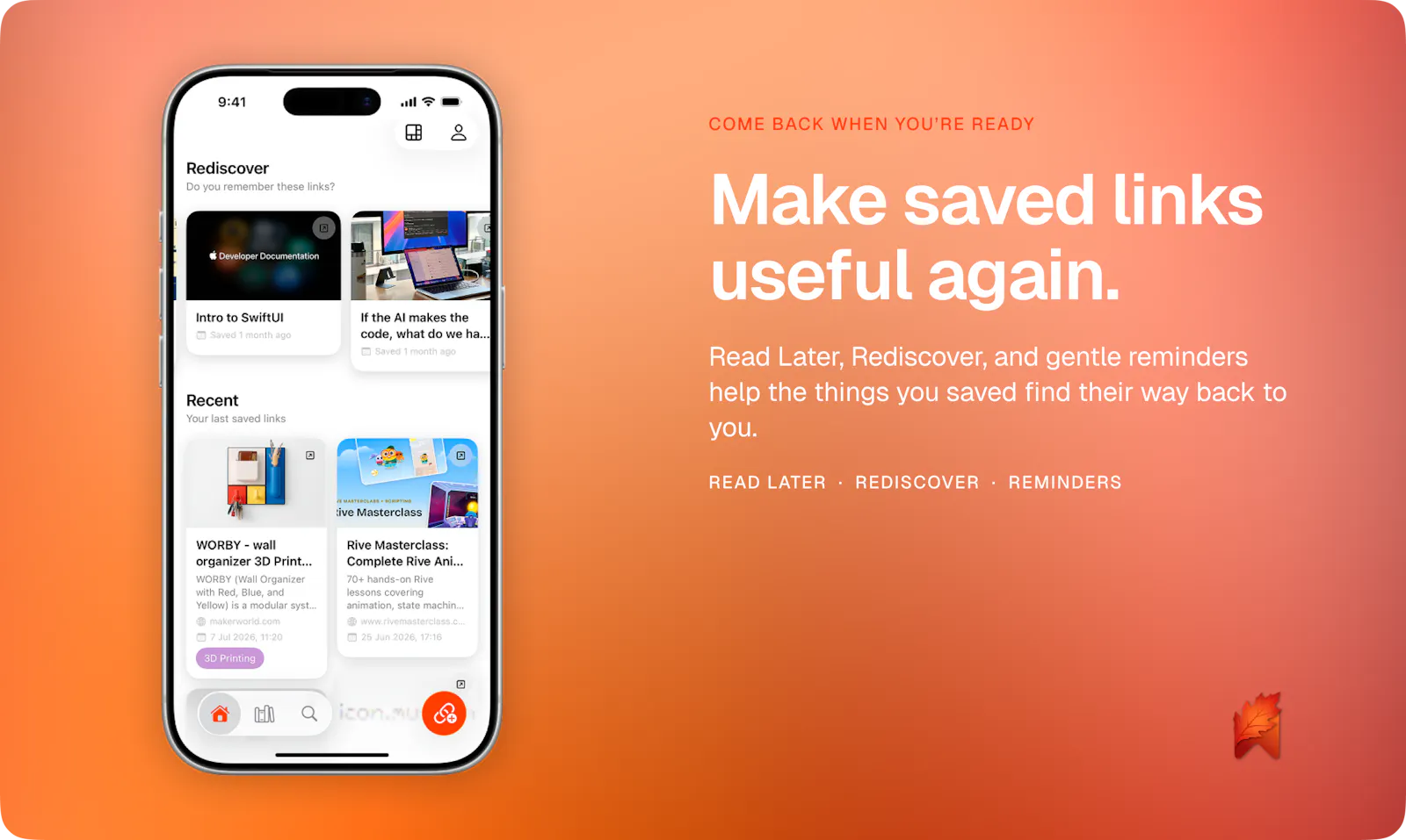 Leaf Bookmarks screenshot 7