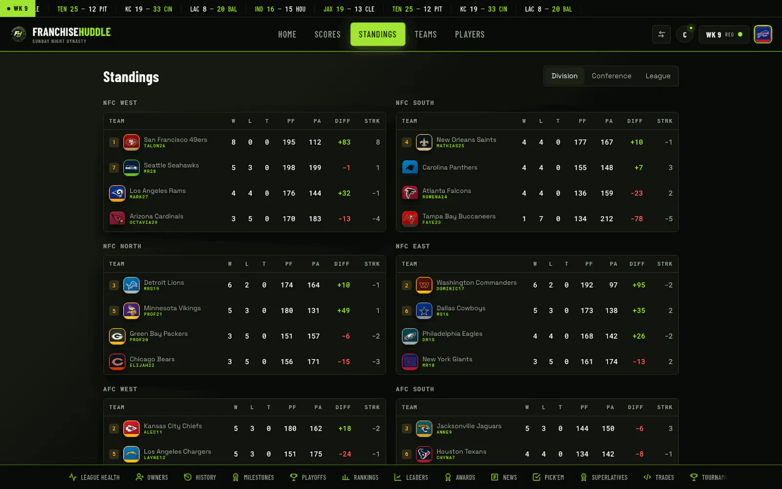 FranchiseHuddle screenshot 3