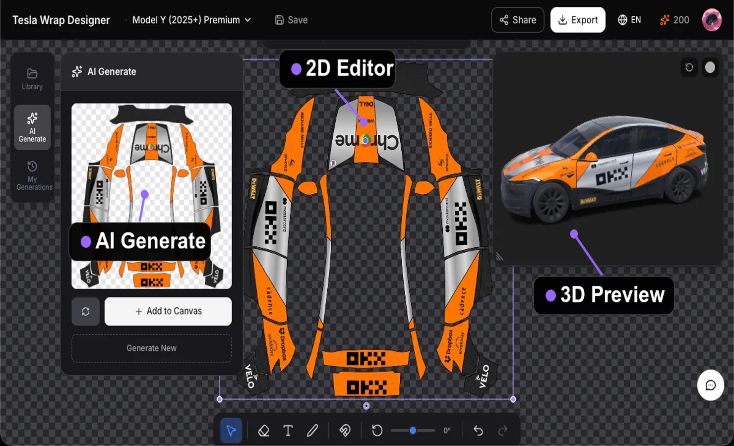 Tesla Wrap Designer gallery image