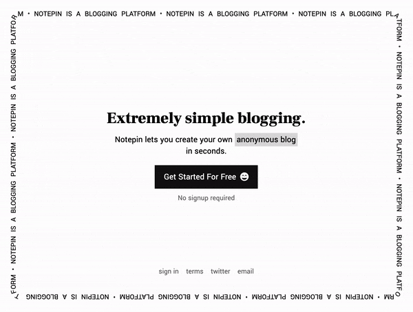Bui - Extreem eenvoudig, anoniem blogplatform media 1
