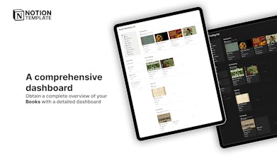 Book Reading List - Notion Template gallery image