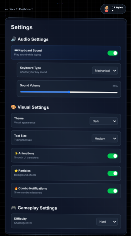 TypeQuest - Screenshot 2 showing product features and functionality