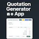 Quotation Generator