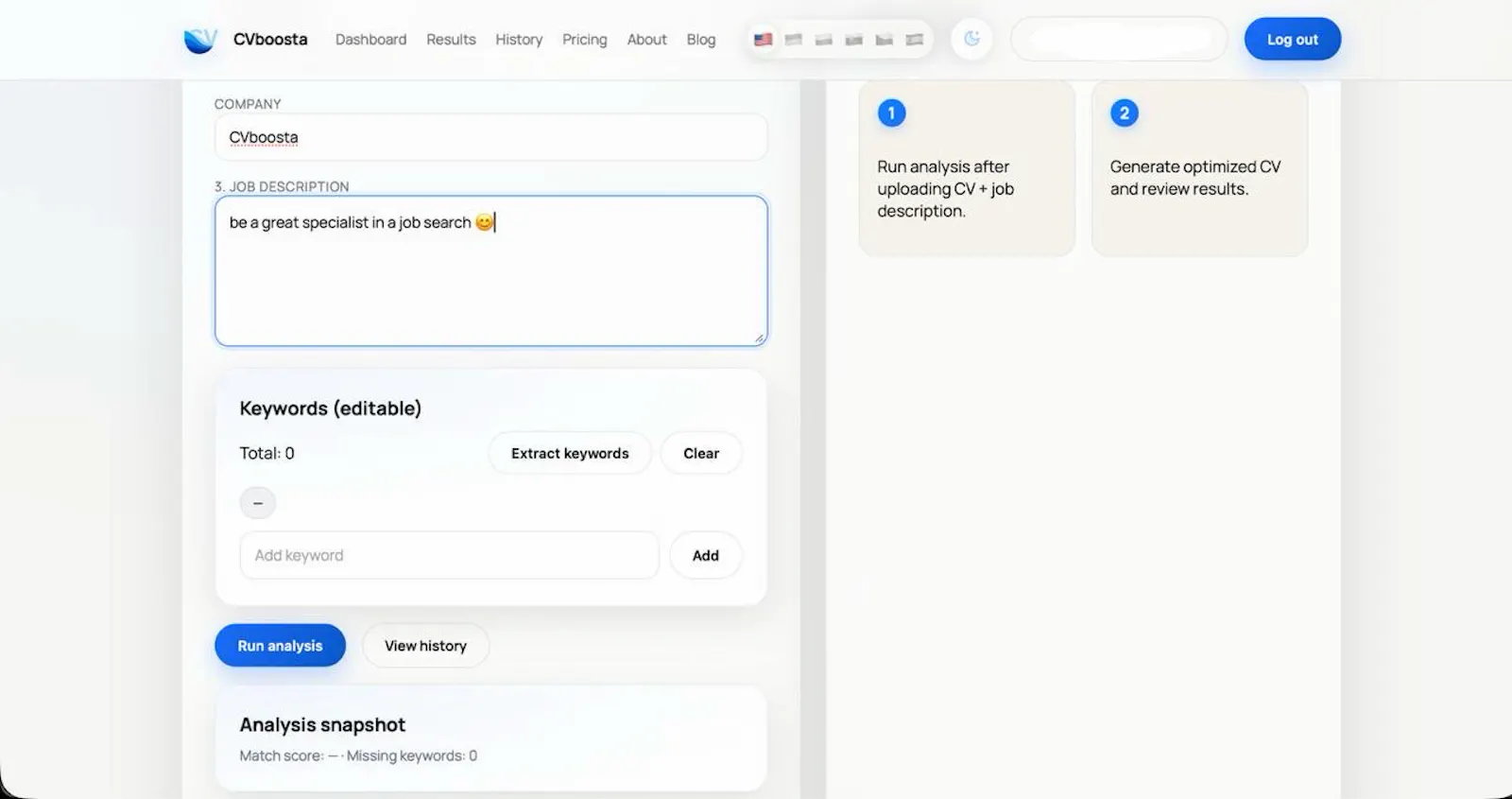 CVboosta screenshot 3
