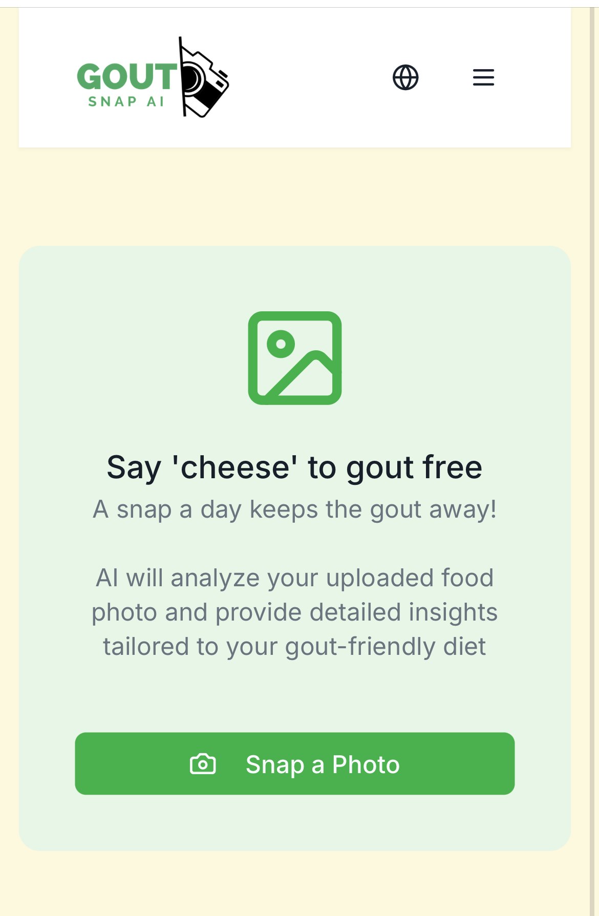 GoutSnap AI gallery image