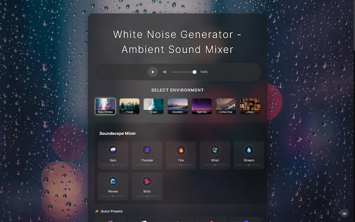White Noise Generator
