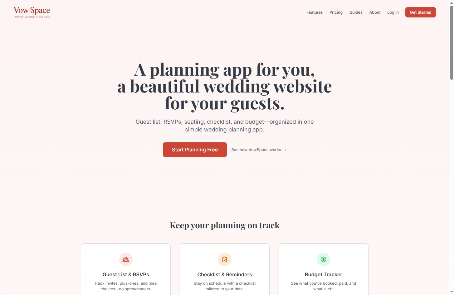 VowSpace gallery image