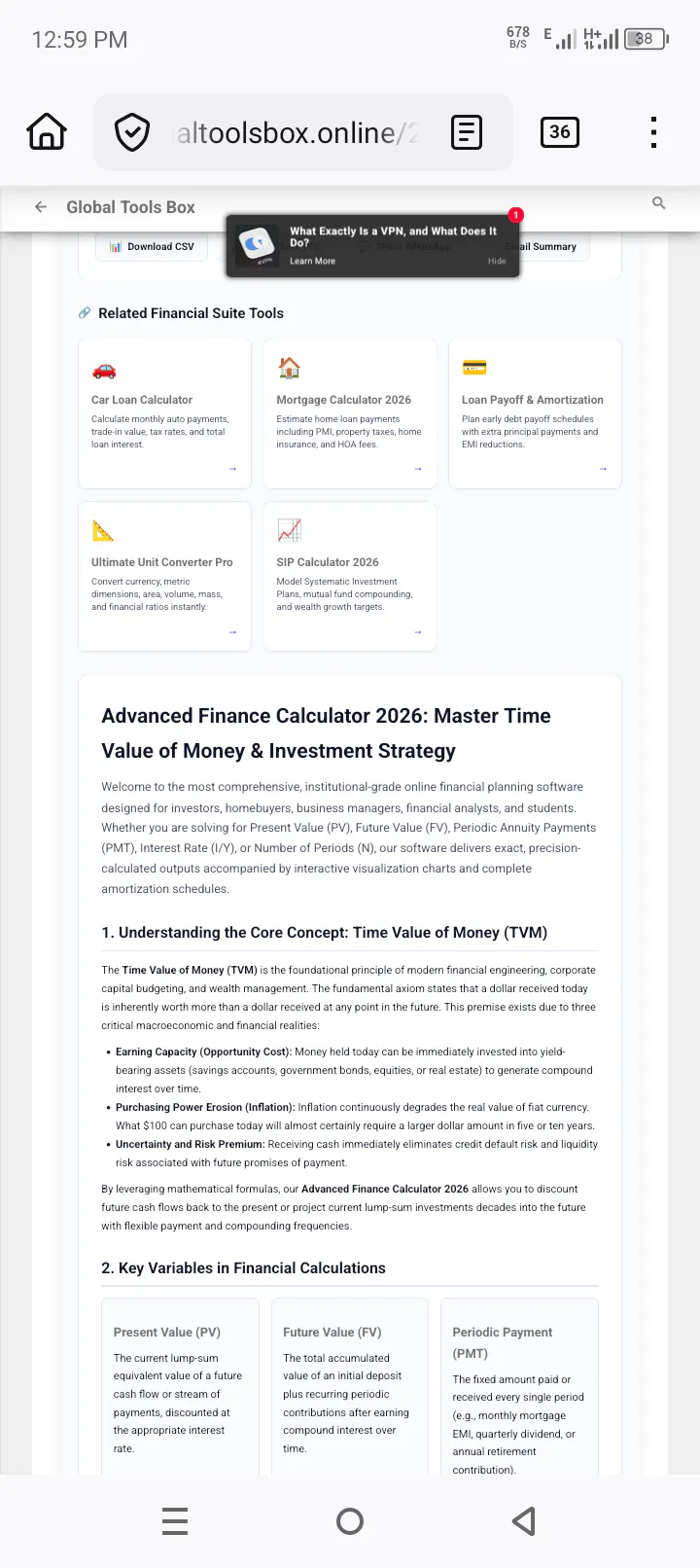 Advanced Finance Calculator 2026 gallery image