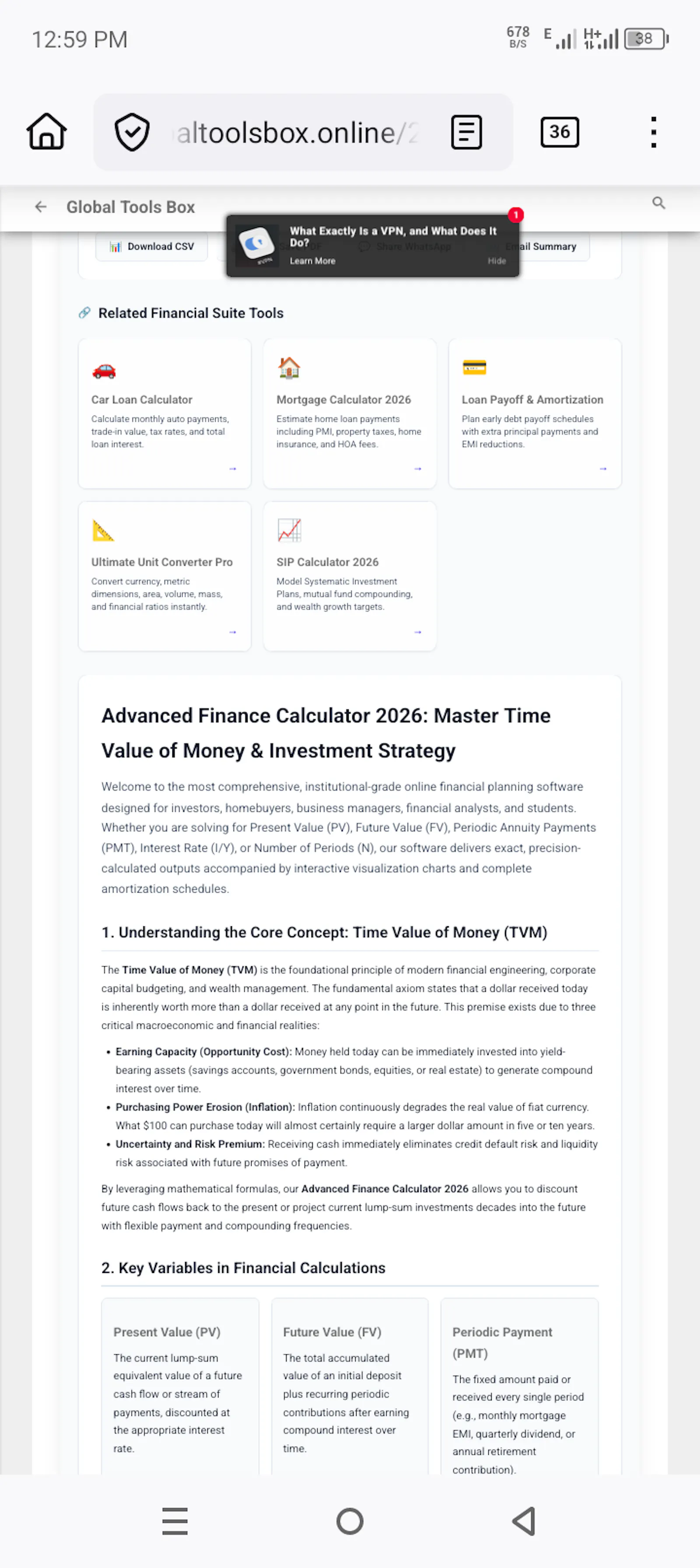 Advanced Finance Calculator 2026 screenshot 6
