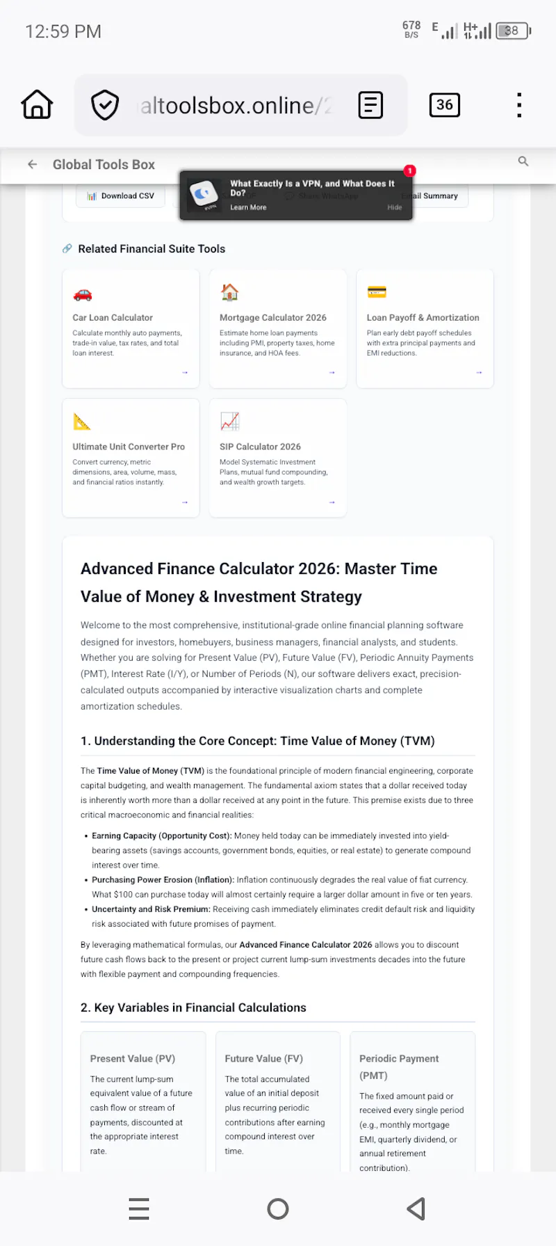 Advanced Finance Calculator 2026 screenshot 6