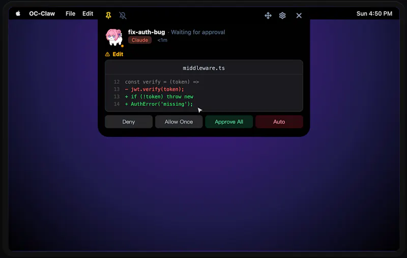 OC-Claw screenshot 3