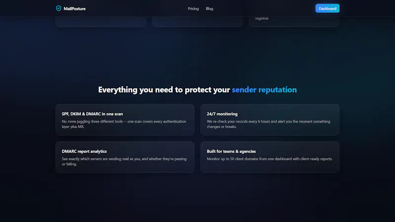 MailPosture screenshot 4