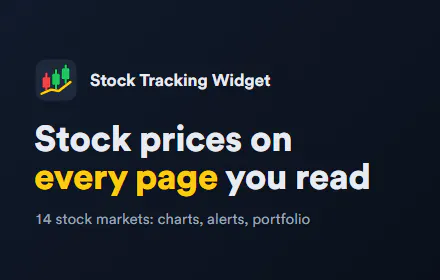 Stock Tracking Widget gallery image