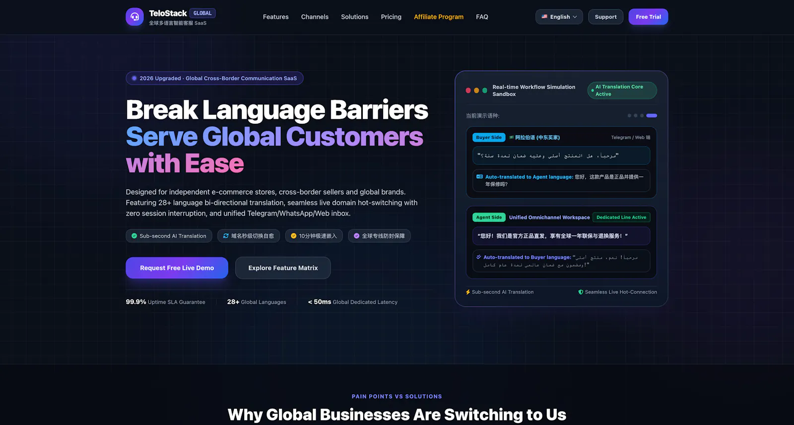 TeloStack Global screenshot 1