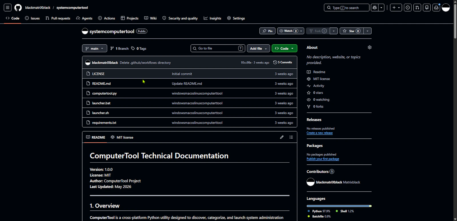 systemcomputertool screenshot 1