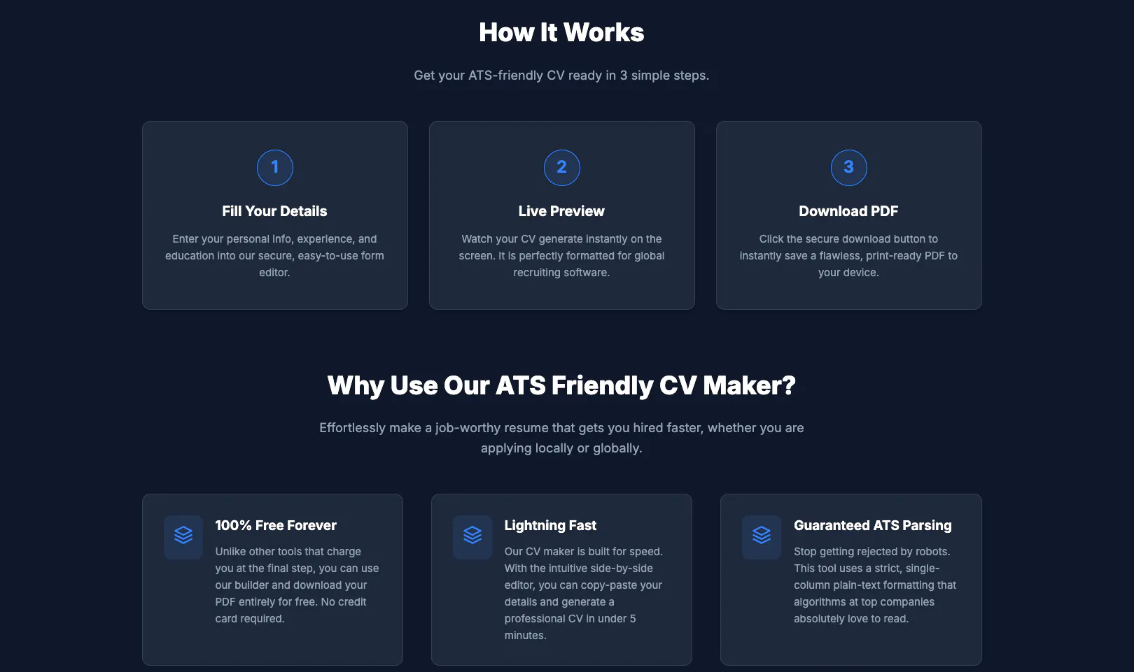 ATS Friendly CV Maker gallery image